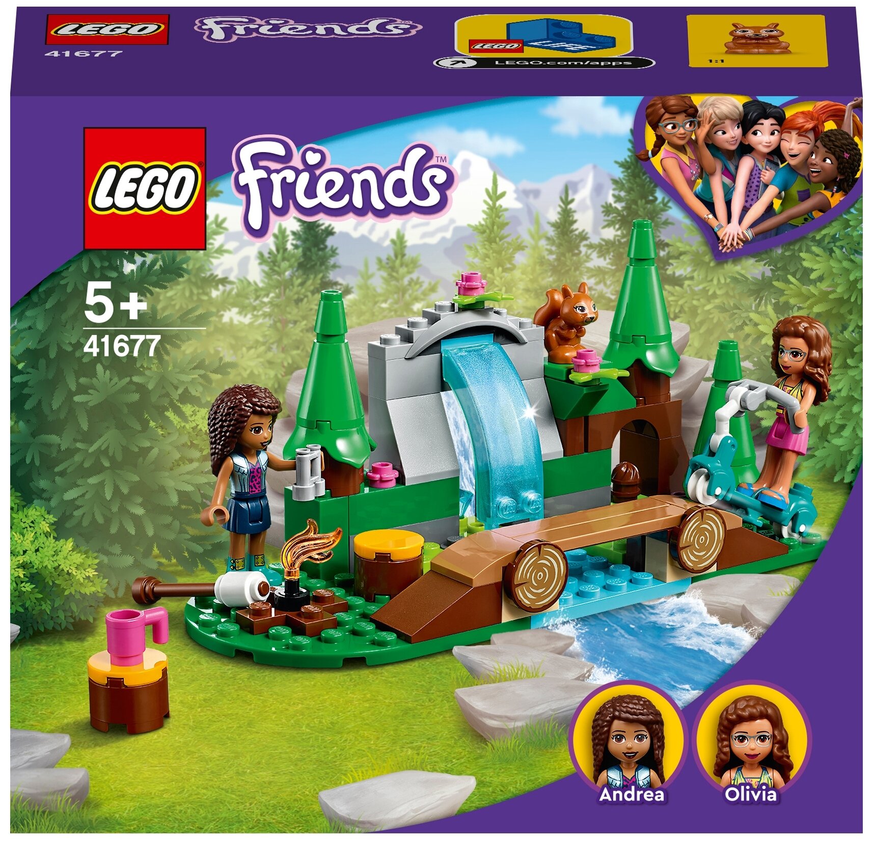 Конструктор LEGO Friends Лесной водопад