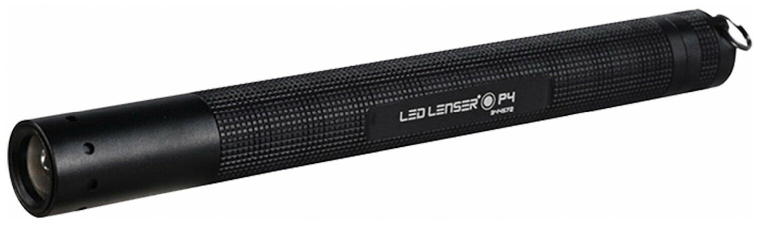 Фонарь Led Lenser P4, черный, светодиод. 18lx AAAx2, 8404