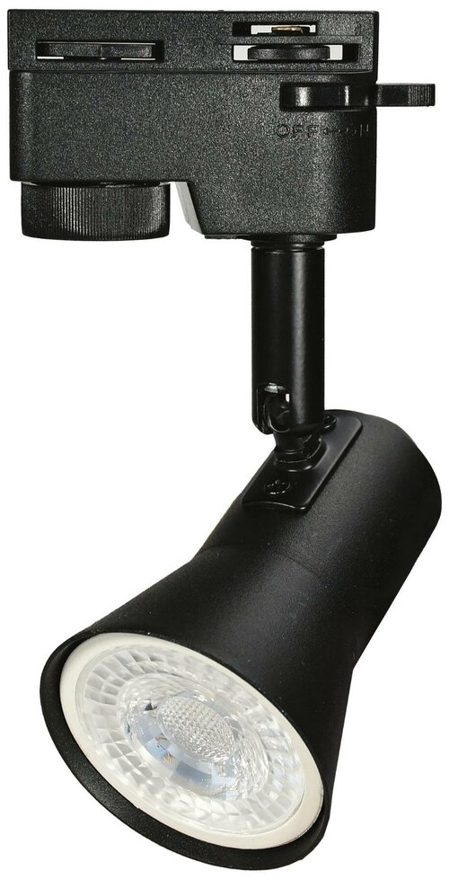 Трековый светильник Volpe Q323 под лампу GU10 цвет черный