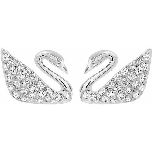 Серьги Swarovski Swan Mini Pierced / Лебеди / Кристаллы Сваровски