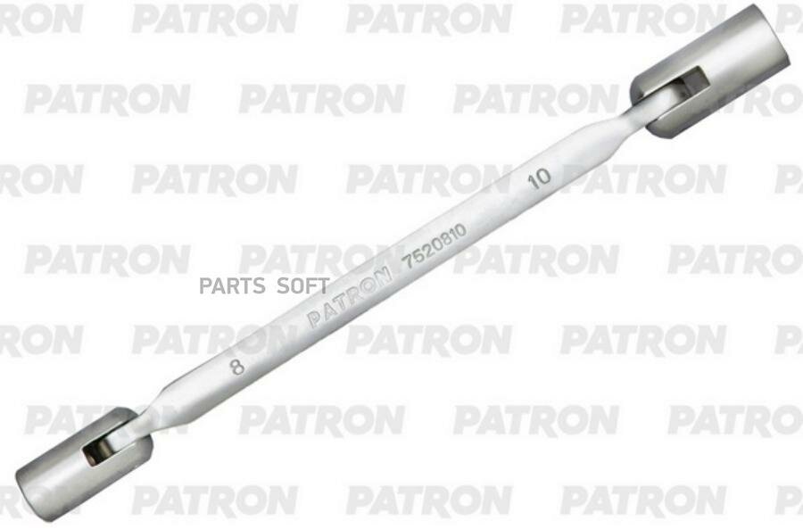 PATRON P-7520810 Ключ торцевой шарнирный 8х10 мм