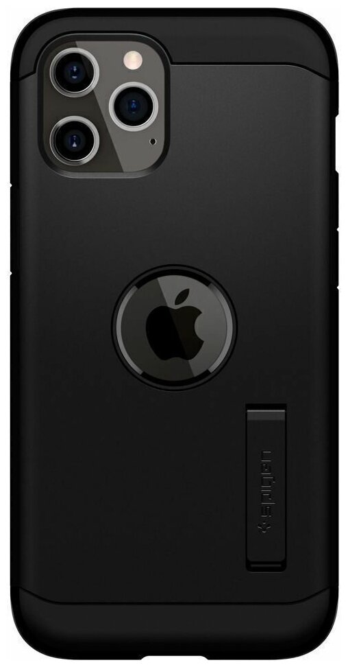 Ударопрочный чехол SPIGEN для iPhone 12 / iPhone 12 Pro - Tough Armor - Чёрный - ACS01710