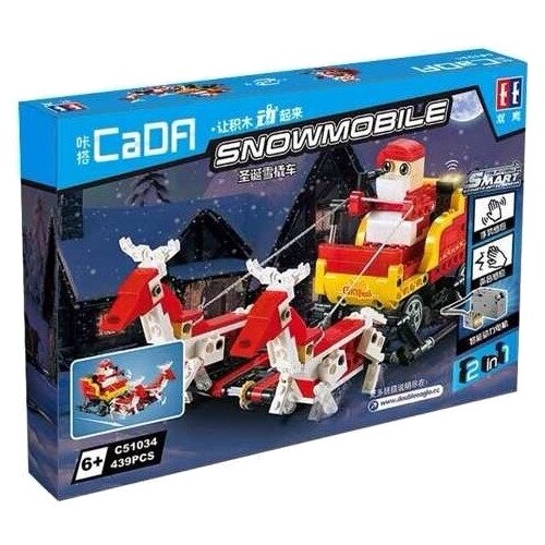 Конструктор Double Eagle CaDA Just Move It C51034W Santa, 439 дет. конструктор double eagle cada just move it c52020w hornet robot 267 дет