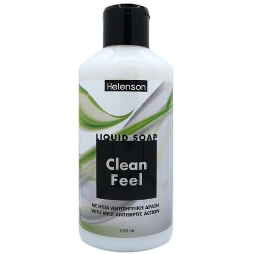 Helenson Hand Soap Clean Feel (Antiseptic) - Хеленсон Жидкое мыло для рук суперочищение (антибактериальное), 1000 мл -