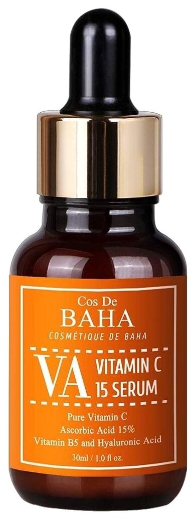 COS DE BAHA VA Vitamin C 15 Serum Сыворотка для лица с витамином C, 30 мл