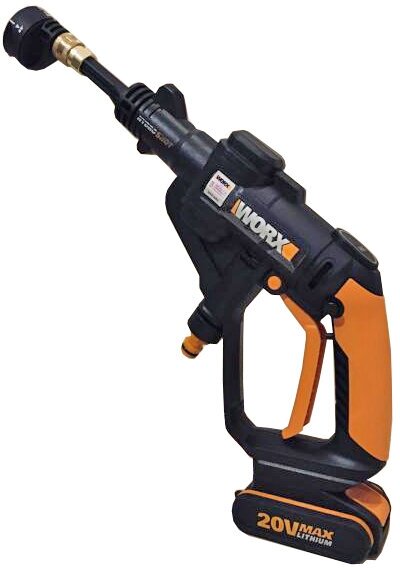 Мойка высокого давления WORX WG629E.11 20V 22бар аккумуляторная с 2Ач батареей, 2А зарядкой и сумкой - фотография № 12