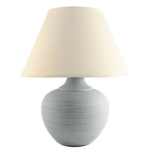 Лампа декоративная Lucia Верона 552 серый, E14, 60 Вт, цвет арматуры: серый, цвет плафона/абажура: бежевый