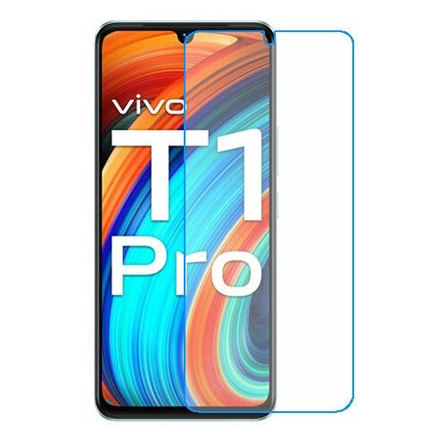 Vivo T1 Pro 5G защитный экран из нано стекла 9H