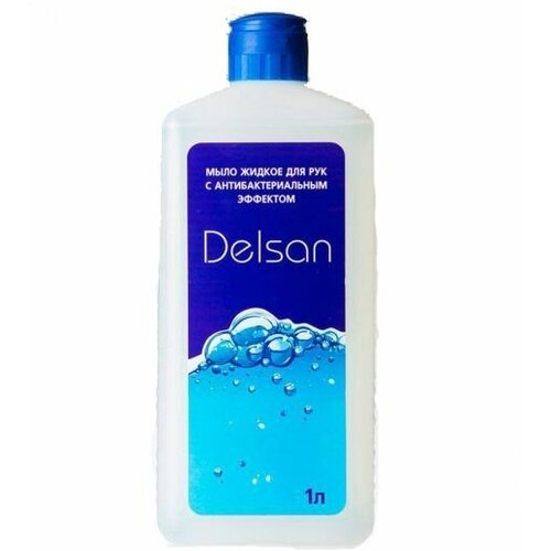 Дельсан/DELSAN 1 л. 2 шт. Жидкое антибактериальное мыло