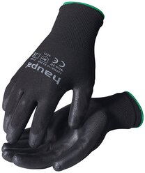 Перчатки с полиуретановым покрытием, размер 11, черные (10 пар) HAUPA 120300/11