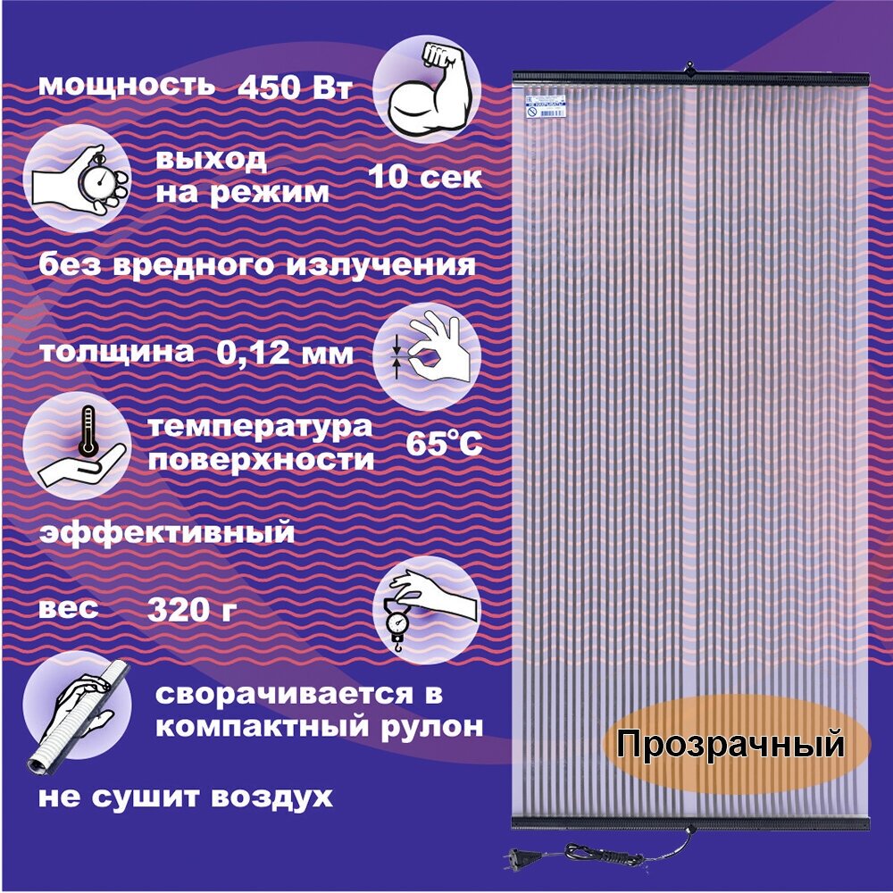 Инфракрасный пленочный обогреватель Бархатный Cезон Тигренок