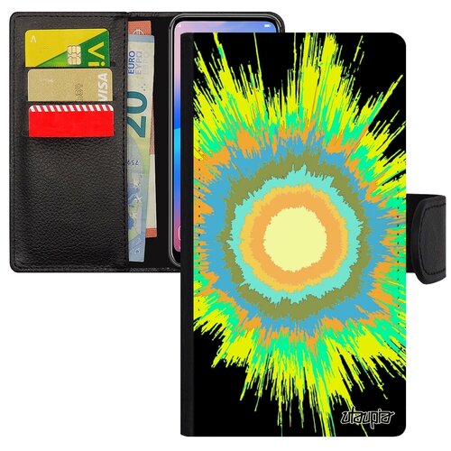 фото Чехол-книжка на смартфон iphone se 2020, "большой взрыв" солнце пространство utaupia