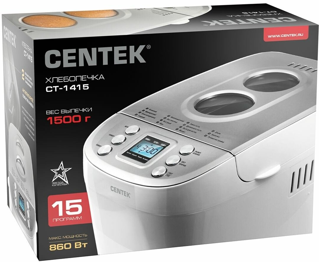 Хлебопечка CENTEK - фото №11