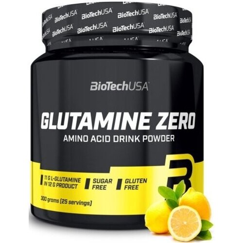 Аминокислота BioTechUSA Glutamine Zero, лимон, 300 гр.