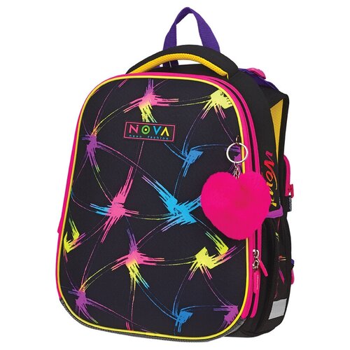 Ранец школьный Berlingo Expert Neon fashion 37x28x16см, 2 отделения, 2 кармана, анатомическая спинка (RU07106)