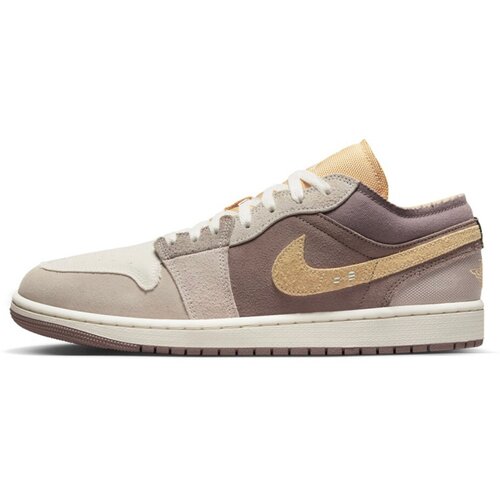 кроссовки nike air jordan 1 low размер 43 eu белый черный Кроссовки NIKE, размер 265 mm | EU 42, бежевый