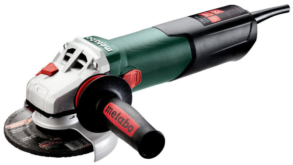 Угловая шлифовальная машина Metabo WA 13-125 QUICK,603630000