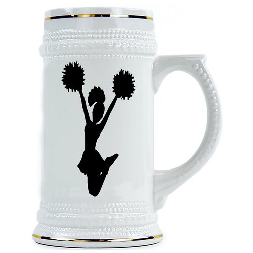 фото Пивная кружка девушка из черлидинга drabs