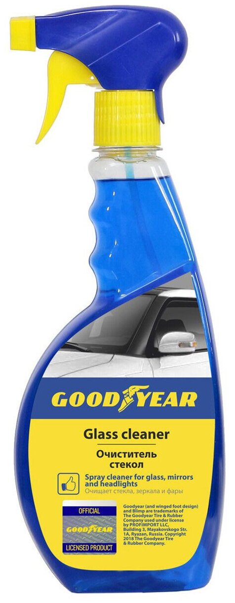 Средства для ухода Очиститель стекол Goodyear GY000601 500ml .