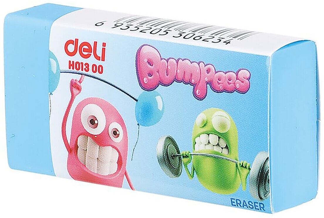 Deli Ластик Bumpees EH01300 50х24х12 мм ассорти