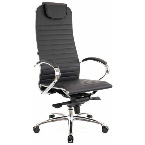 фото Компьютерное кресло everprof deco eco для руководителя, обивка: искусственная кожа, цвет: черный