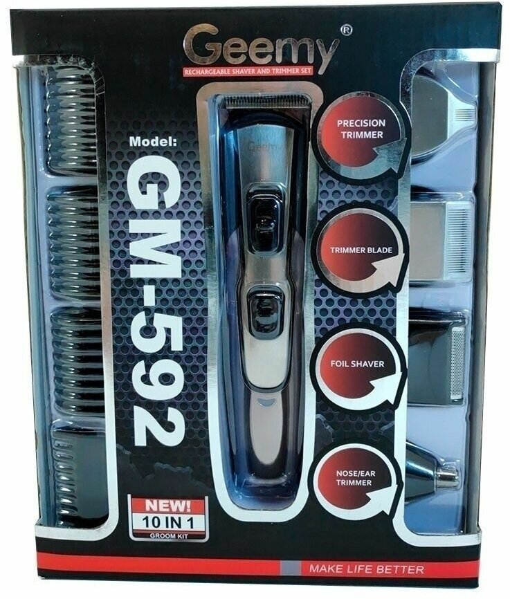 Профессиональная машинка для стрижки волос GEEMY GM-592