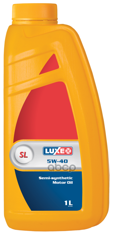 Полусинтетическое моторное масло LUXE SL 5W40 SG/CD 1л 30118