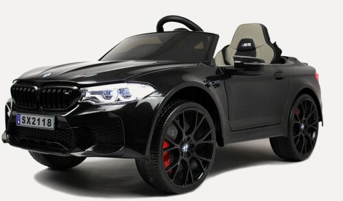 Изображение товара Детский электромобиль RiverToys BMW M5 Competition (A555MP) с дистанционным управлением, одноместный черный