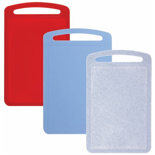 Доска разделочная пластиковая, 0,8х19,5х31,5 см, цвет микс (разноцветный), IDEA, М 1573