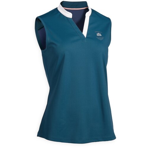 фото Майка женская 500 mesh, размер: 36, цвет: насыщенный тёмно-бирюзовый fouganza х декатлон decathlon