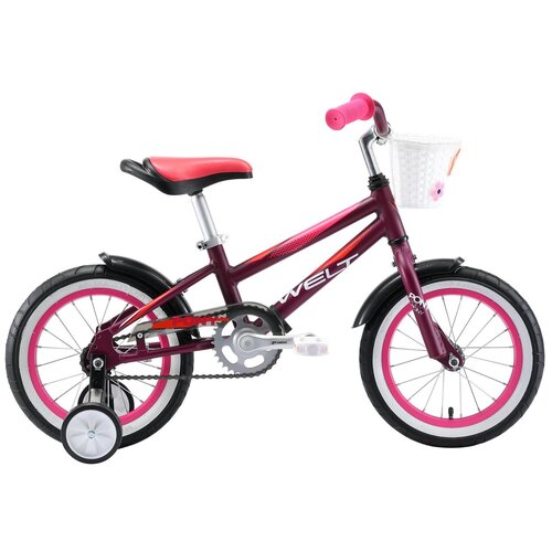фото Детский велосипед welt pony 14 (2021) violet/pink (требует финальной сборки)