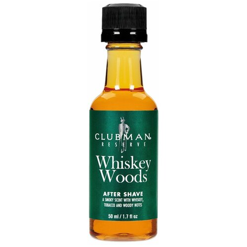 Лосьон после бритья After Shave Whiskey Woods Clubman, 50 мл лосьон после бритья clubman bay rum 180 мл