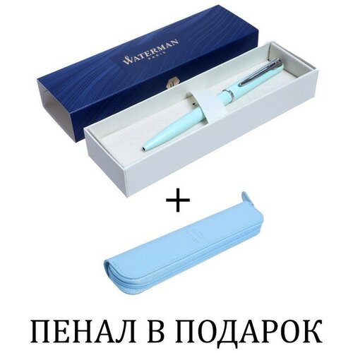 Подарочный набор Waterman: ручка перьевая 2105304, 0.7 мм (F) + подарочный пенал на молнии