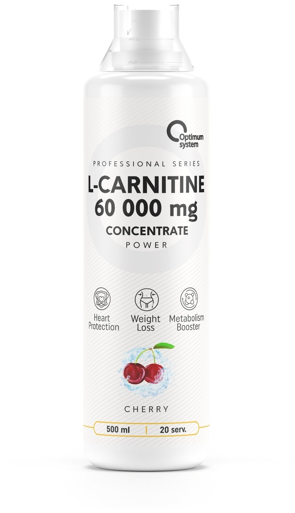 L-Carnitine Concentrate 60000 Power 500 мл - Вишня