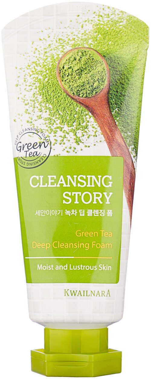 Kwailnara пенка для умывания Cleansing Story Green Tea, 120 мл, 120 г