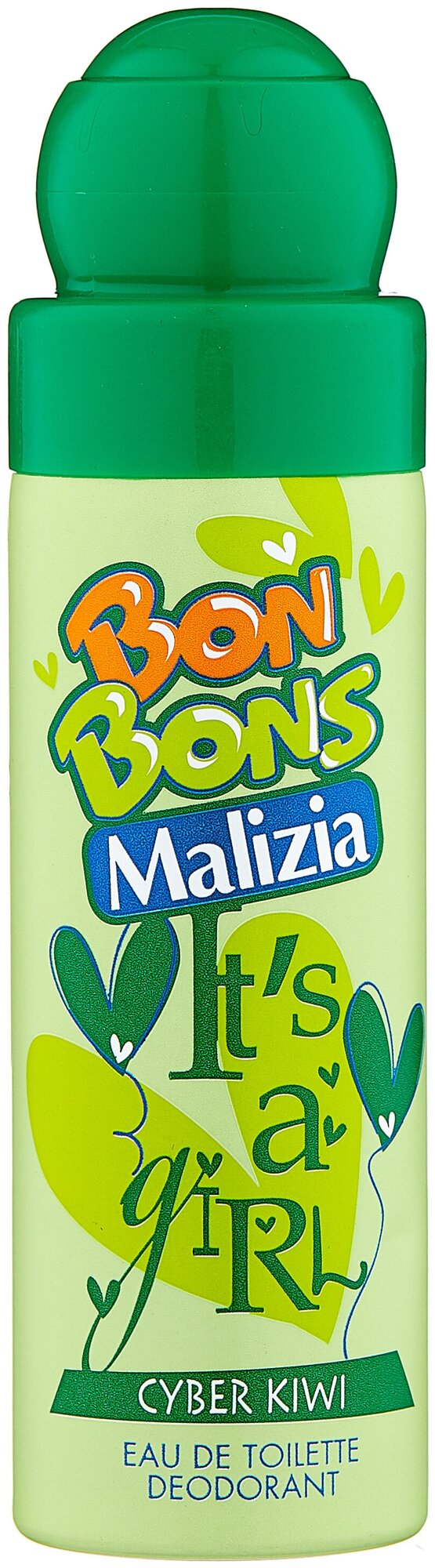 Malizia Дезодорант Bon Bons, спрей, тубус, 75 мл, 75 г, 1 шт.