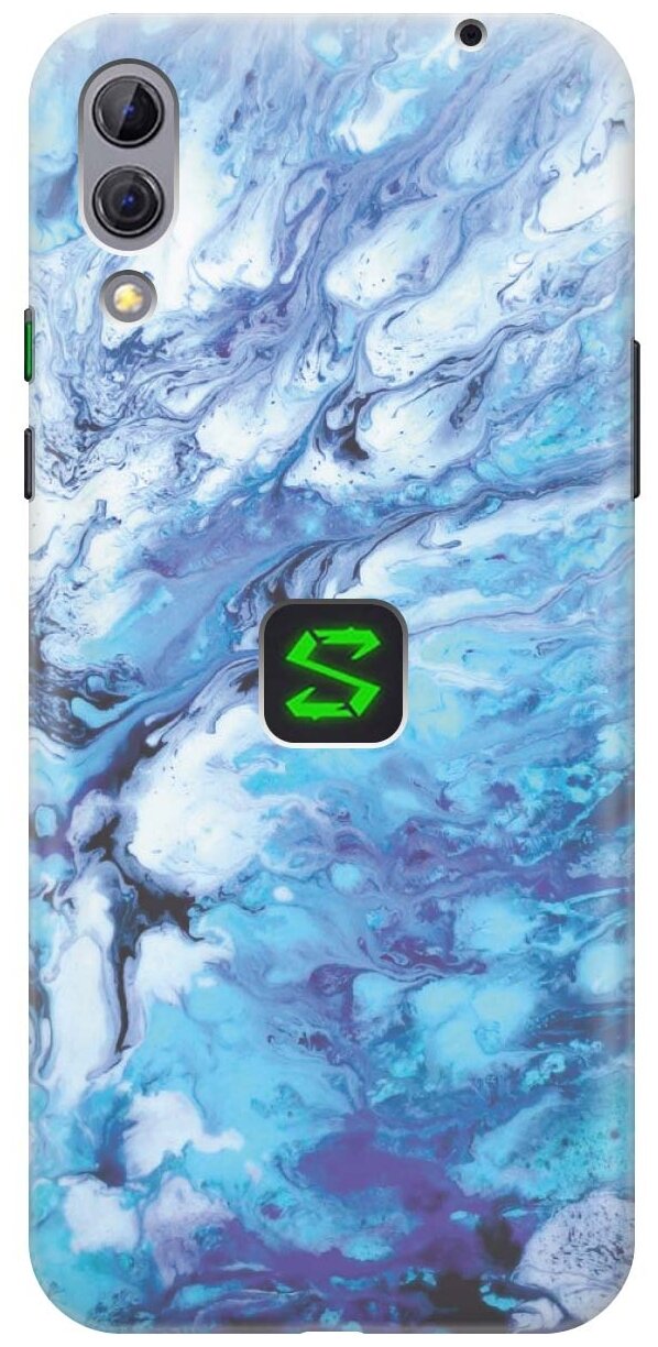 RE: PA Накладка Transparent для Xiaomi Black Shark 2 с принтом "Синий мрамор"
