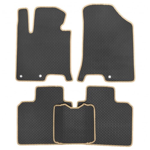 фото Коврики ева для ford mondeo ii 1994 - 2001 vicecar (бежевая окантовка)