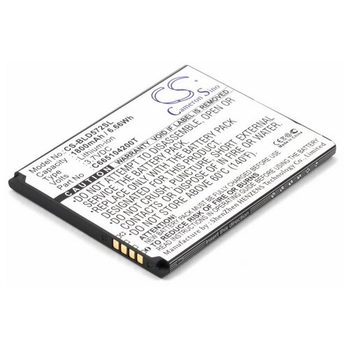 фото Аккумулятор для телефона blu studio 5.0 s ii (c665104200t) cameron sino