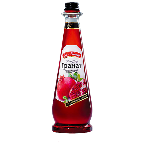 Напиток газированный San-Slavia Гранат, 0.5 л, стеклянная бутылка, 12 шт.