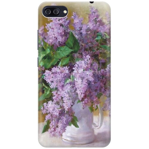 фото Cиликоновый чехол на asus zenfone 4 max (zc554kl) / асус зенфон 4 макс (зц554кл) с принтом "букет сирени" gosso