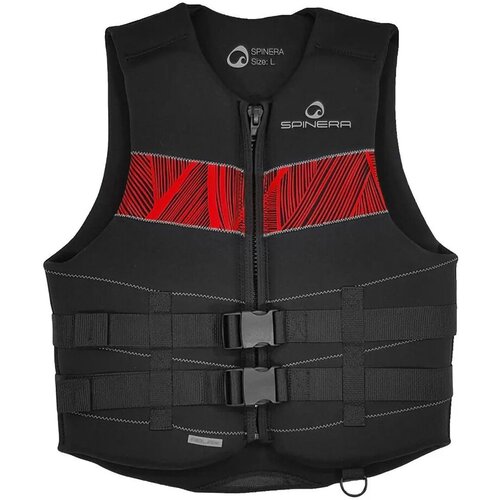 Жилет водный мужской Spinera relax 2 neopren 50n black/red, размер L жилет спасательный детский неопрен spinera relax youth neopren vest 50n s23