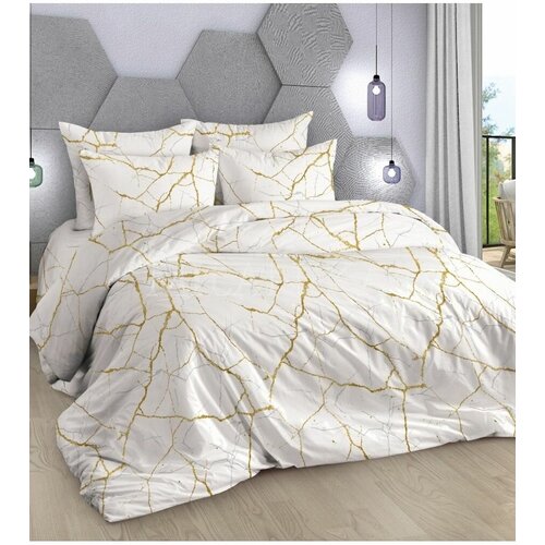 золотистый, белый