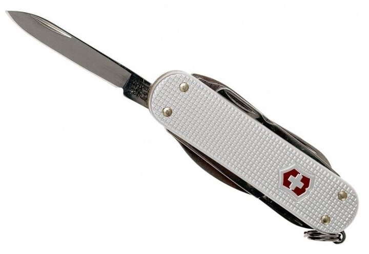 Victorinox Нож-брелок Alox MiniChamp, 58 мм, 14 фнк, серебристый 0.6381.26, 0.6381.26 - фотография № 7