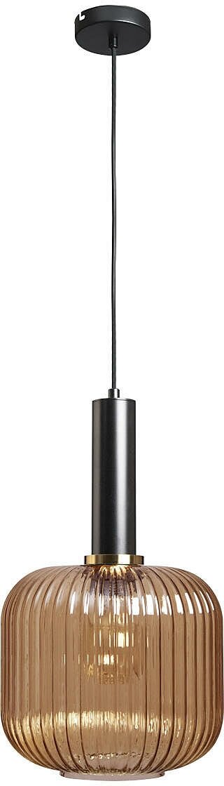Светильник подвесной Loft It Iris 2071-B+BL, E27, 60Вт, кол-во ламп:1шт, Янтарный