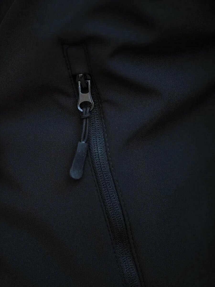 Тактическая куртка Softshell черная 2XL