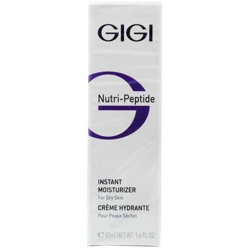 Gigi Nutri-Peptide Instant Moisturizer Пептидный крем мгновенное увлажнение для сухой кожи лица, 50 мл крем gigi nutri peptide instant moisturizer for dry skin пептидный крем для мгновенного увлажнения сухой кожи 200 мл