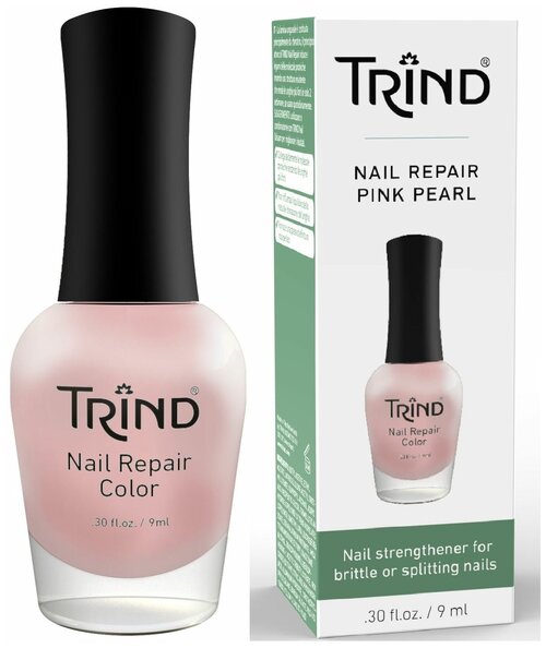Trind Средство для ухода Nail Repair Color, 9 мл, розовый перламутровый