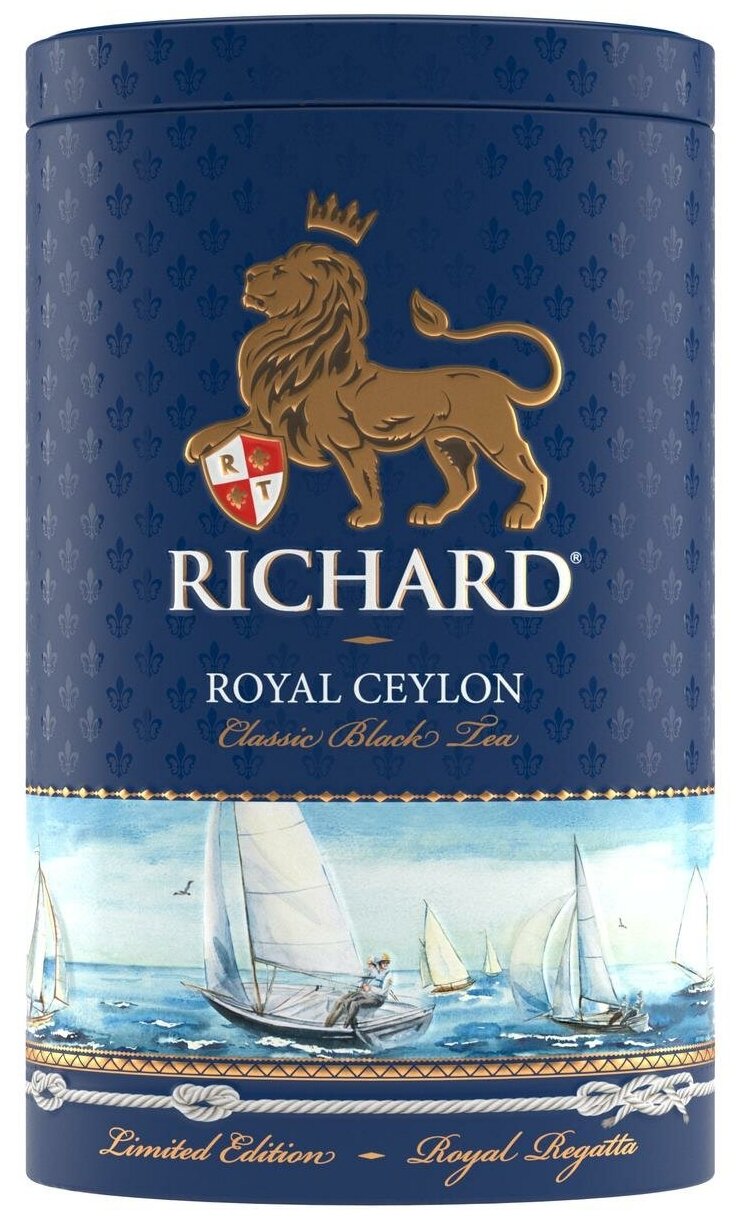 Чай черный Richard Royal Ceylon подарочный набор, 80 г