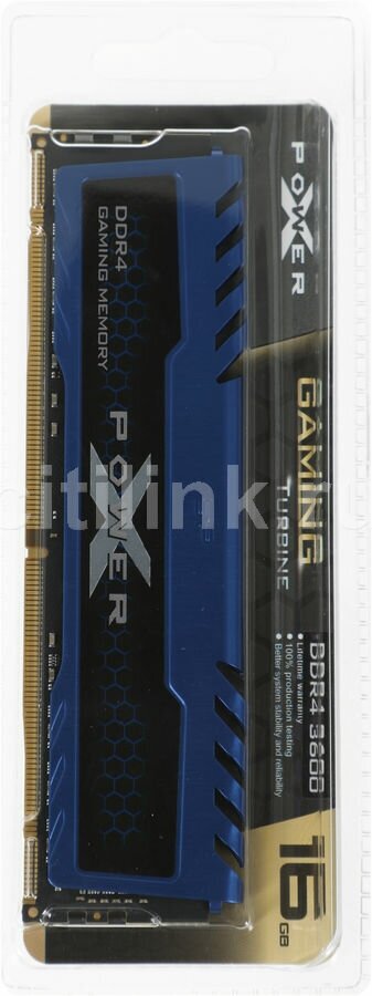 Модуль памяти DDR4 16GB Silicon Power Xpower Turbine PC4-28800 3600MHz CL18 радиатор 1.35V - фото №4